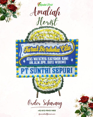 Papan Bunga Duka di Tambusai Utara