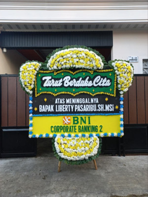 Papan Bunga Duka di Tambusai Utara