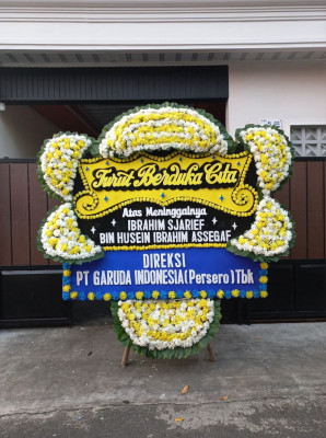 Papan Bunga Duka di Tambusai Utara