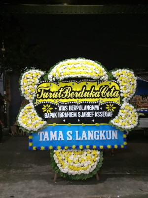 Papan Bunga Duka di Tambusai Utara