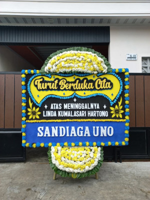 Papan Bunga Duka di Tambusai Utara